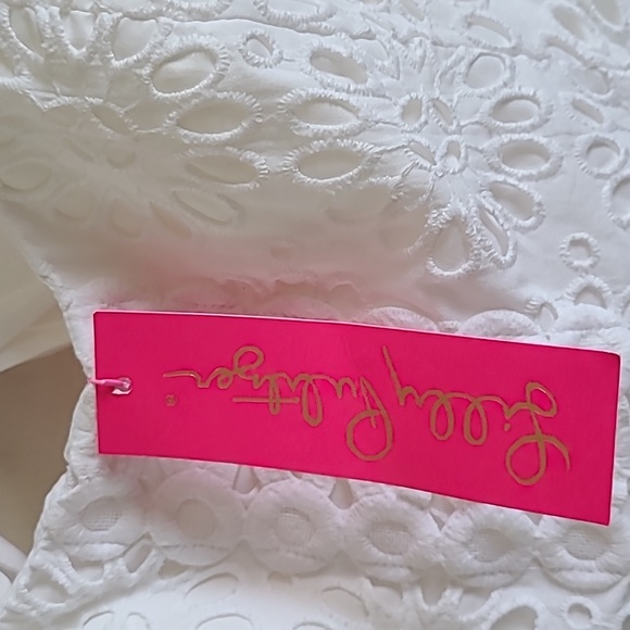 NWT Lilly Pulitzer White Eyelet dress - Picture 5 of 6